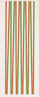Bridget Riley - Untitled (Elongated Triangles 2)
