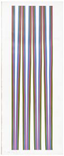 Bridget Riley - Untitled (Elongated Triangles 5)