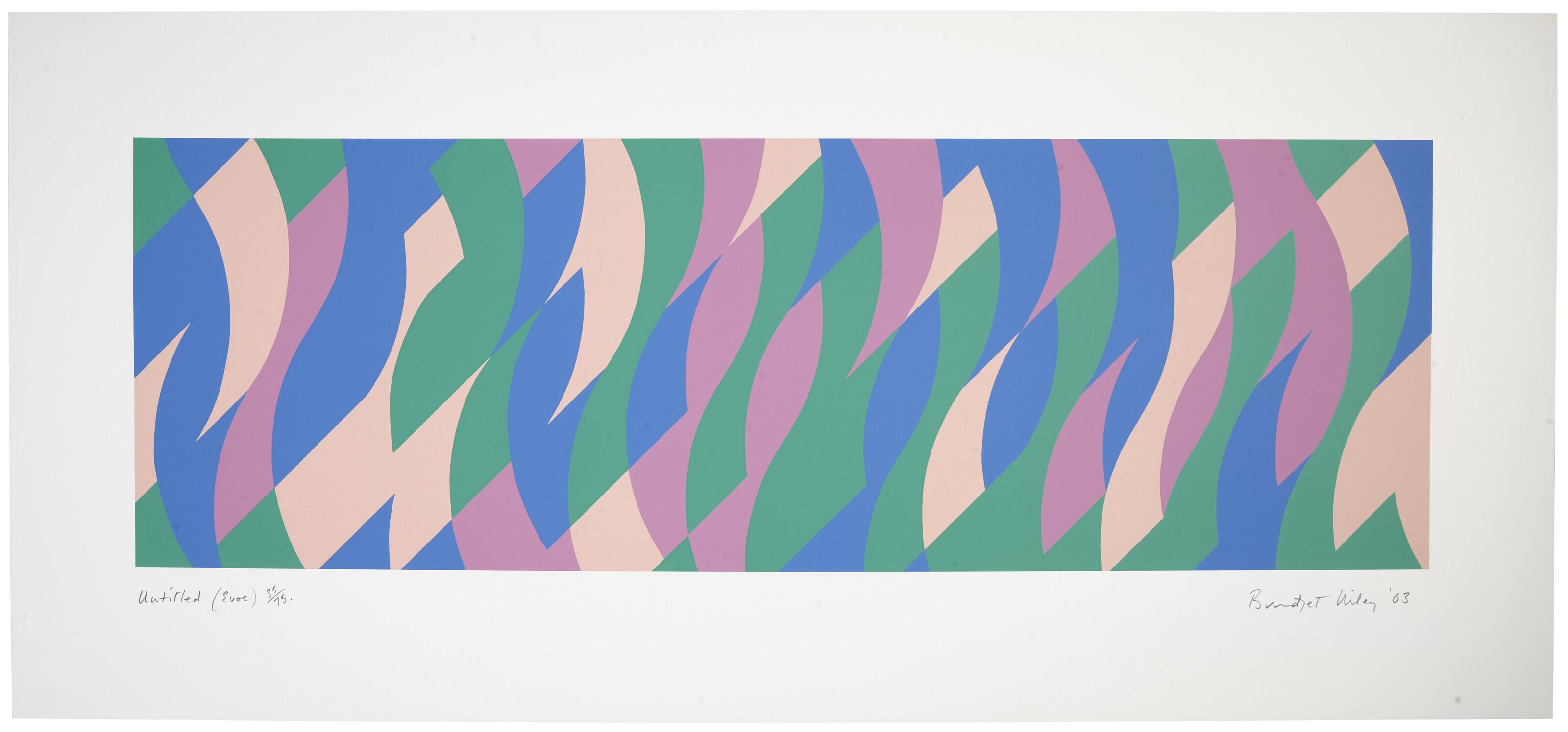 Bridget Riley - Untitled (Evoe)