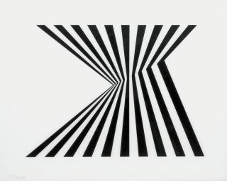 Bridget Riley - Untitled (Fragment 1) (Schubert 5a)