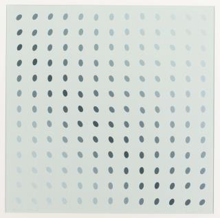 Bridget Riley - Untitled (Nineteen Greys B) (Schubert 8B)