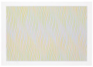 Bridget Riley - Untitled (Saphire 25)