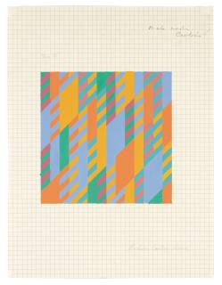 Bridget Riley - Untitled [towards Fleeting Moment]