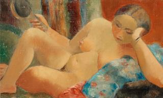 Brita Nordencreutz - Model with mirror