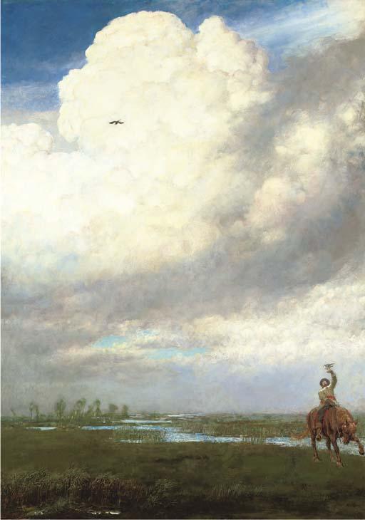 Briton Riviere, R.A. - Hawking