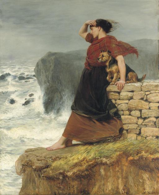 Briton Riviere, R.A. - Hope Deferred