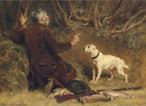 Briton Riviere, R.A. - Poachers