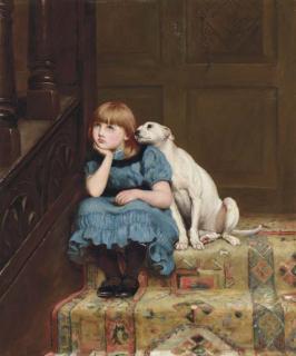 Briton Riviere, R.A. - Sympathy
