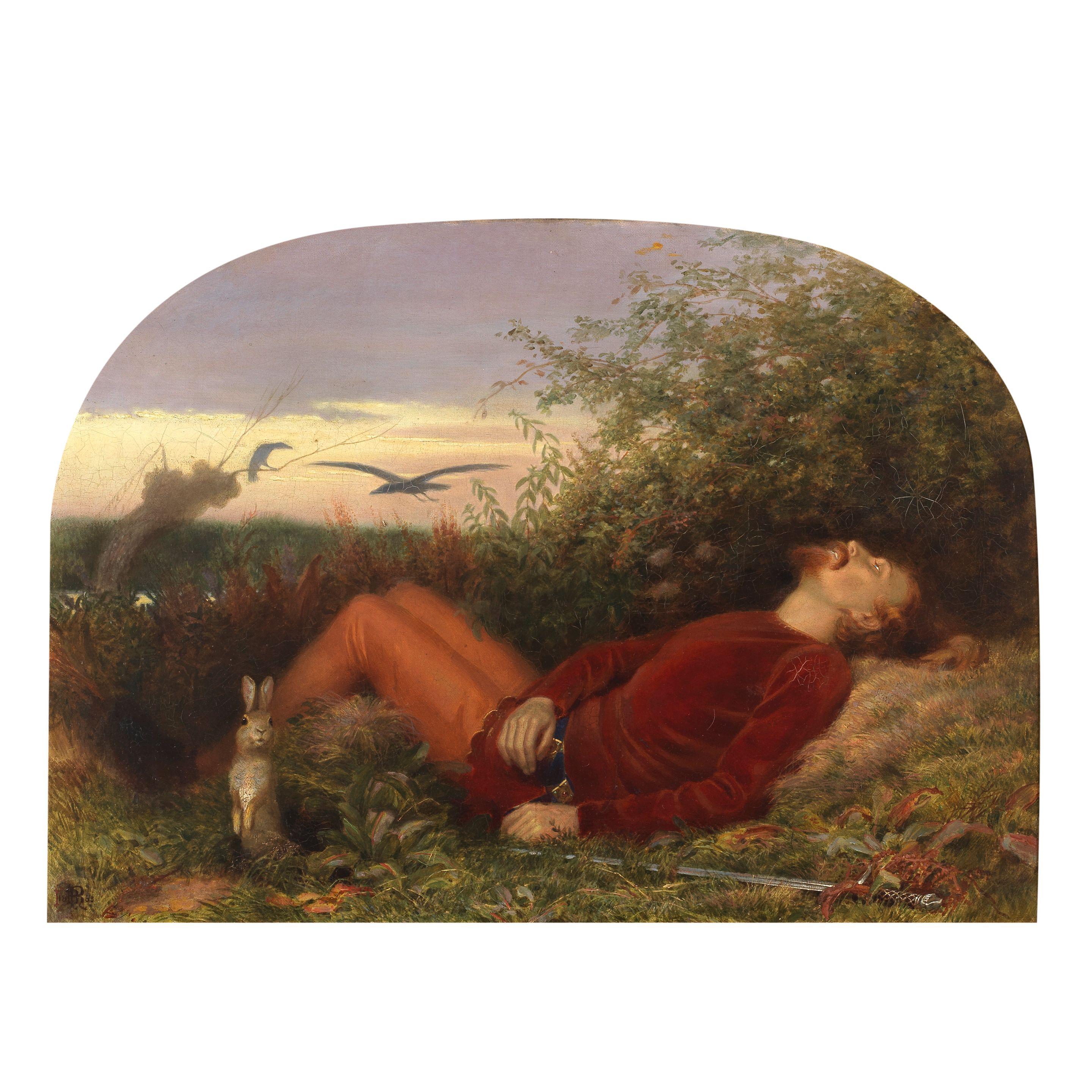 Briton Riviere, RA - The Twa Corbie