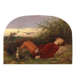 Briton Riviere, RA - The Twa Corbie