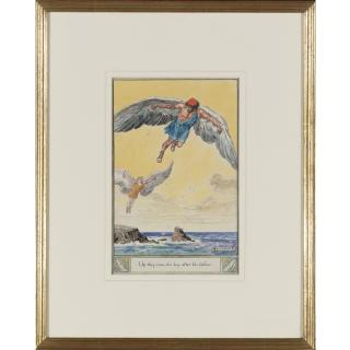 Brock, Charles Edmund - Up they rose, the boy after his fathe