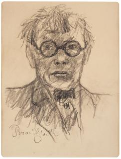 Bror Hjorth - Self portrait