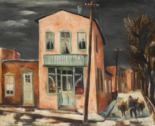 Bror Julius Olsson Nordfeldt - Ortiz Grocery (Santa Fe)