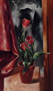Bror Julius Olsson Nordfeldt - Tulips