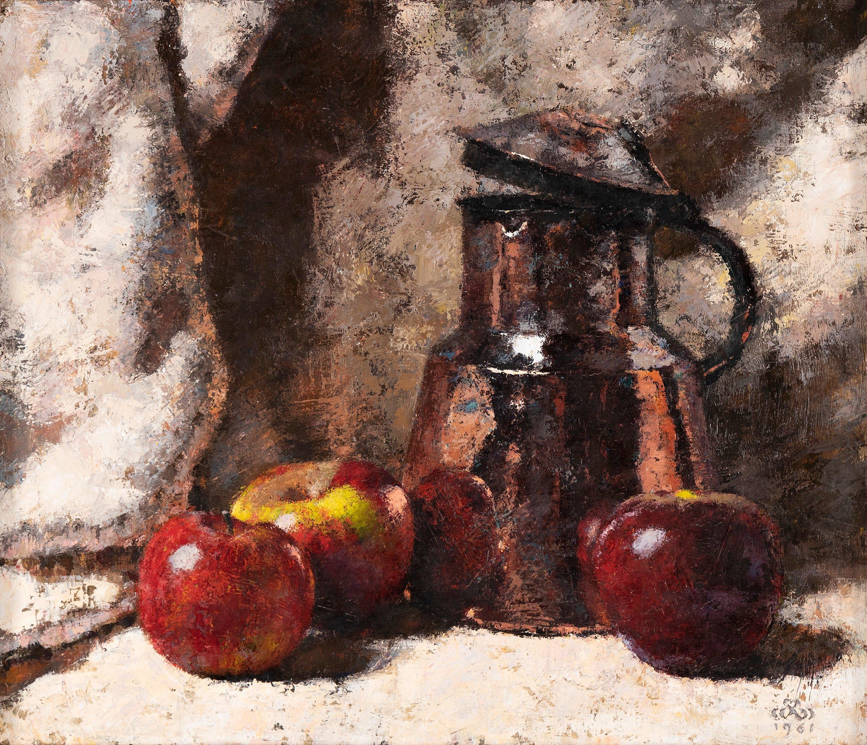 Bror Oscar Eugen Börjeson - Still life with apples