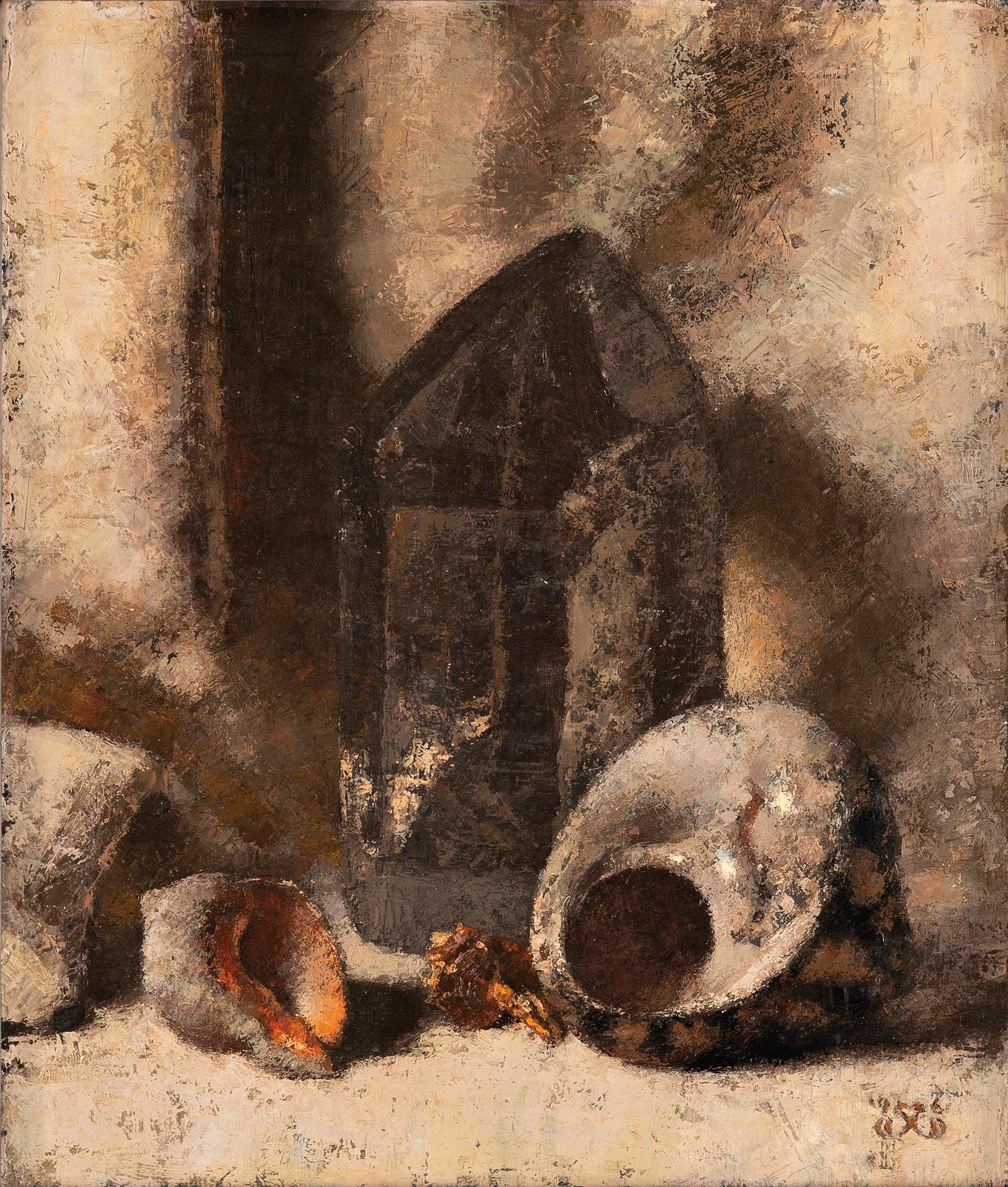 Bror Oscar Eugen Börjeson - Stilllife with shells