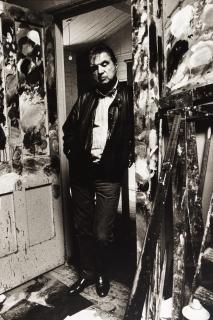 Bruce Bernard - Francis Bacon In The Doorway Of His Studio, 1984