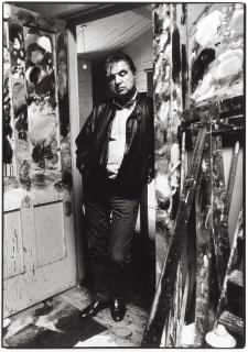 Bruce Bernard - Francis Bacon In The Studio Doorway, 1983