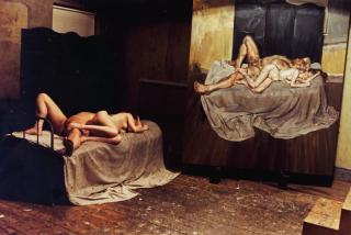 Bruce Bernard - Leigh Bowery And Nicola Bateman Posing For \'And The Husband\' By Lucian Freud, 1993