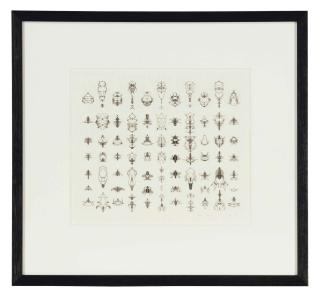 Bruce Conner - Inkblot drawing