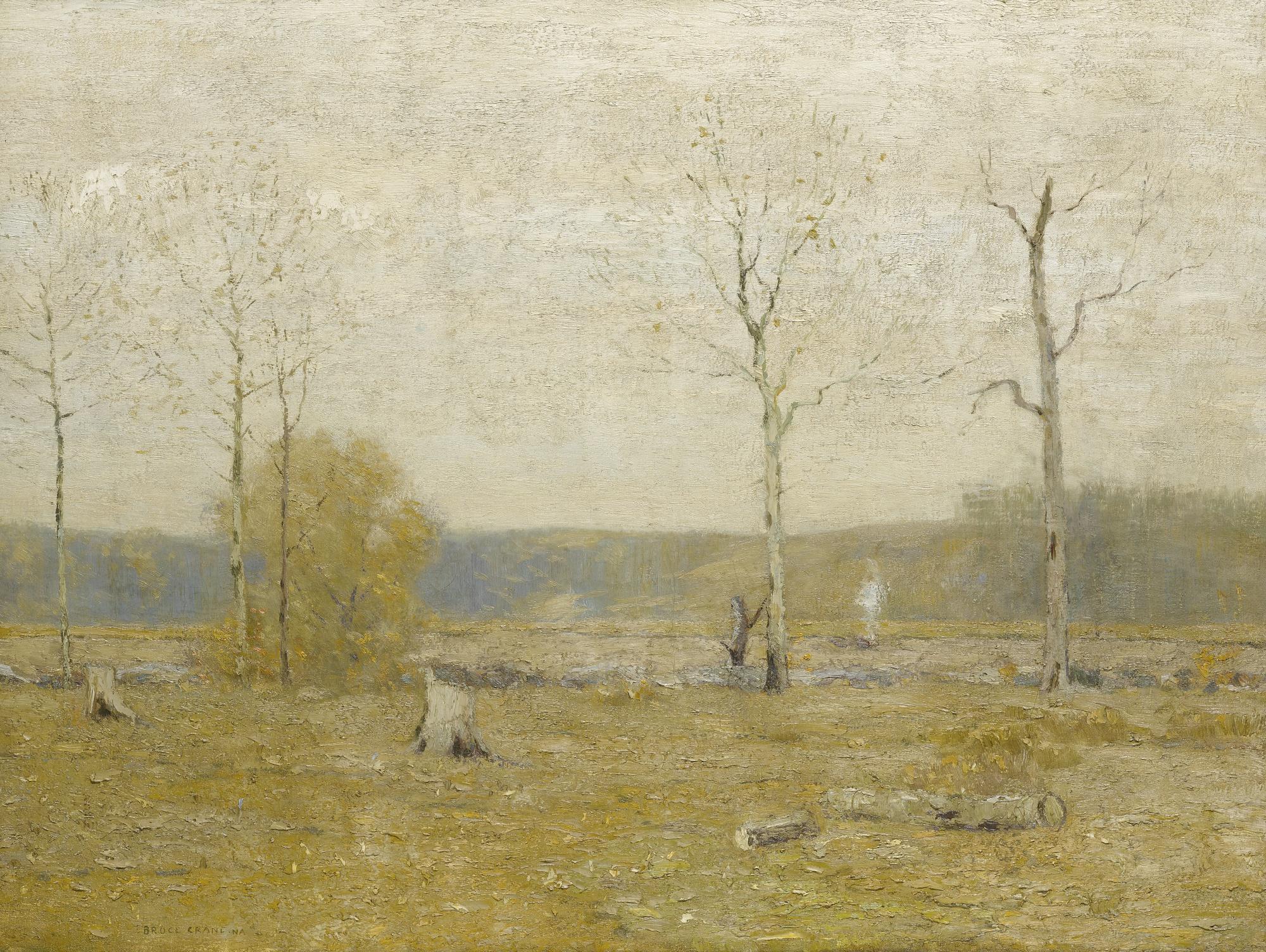 Bruce Crane - Grey Fields