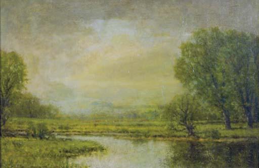 Bruce Crane - River Landscape