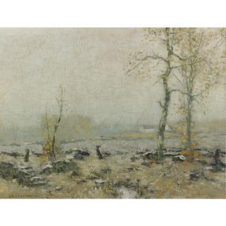 Bruce Crane - Spring Landscape