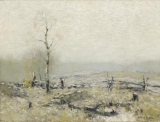 Bruce Crane - Wintry Landscape