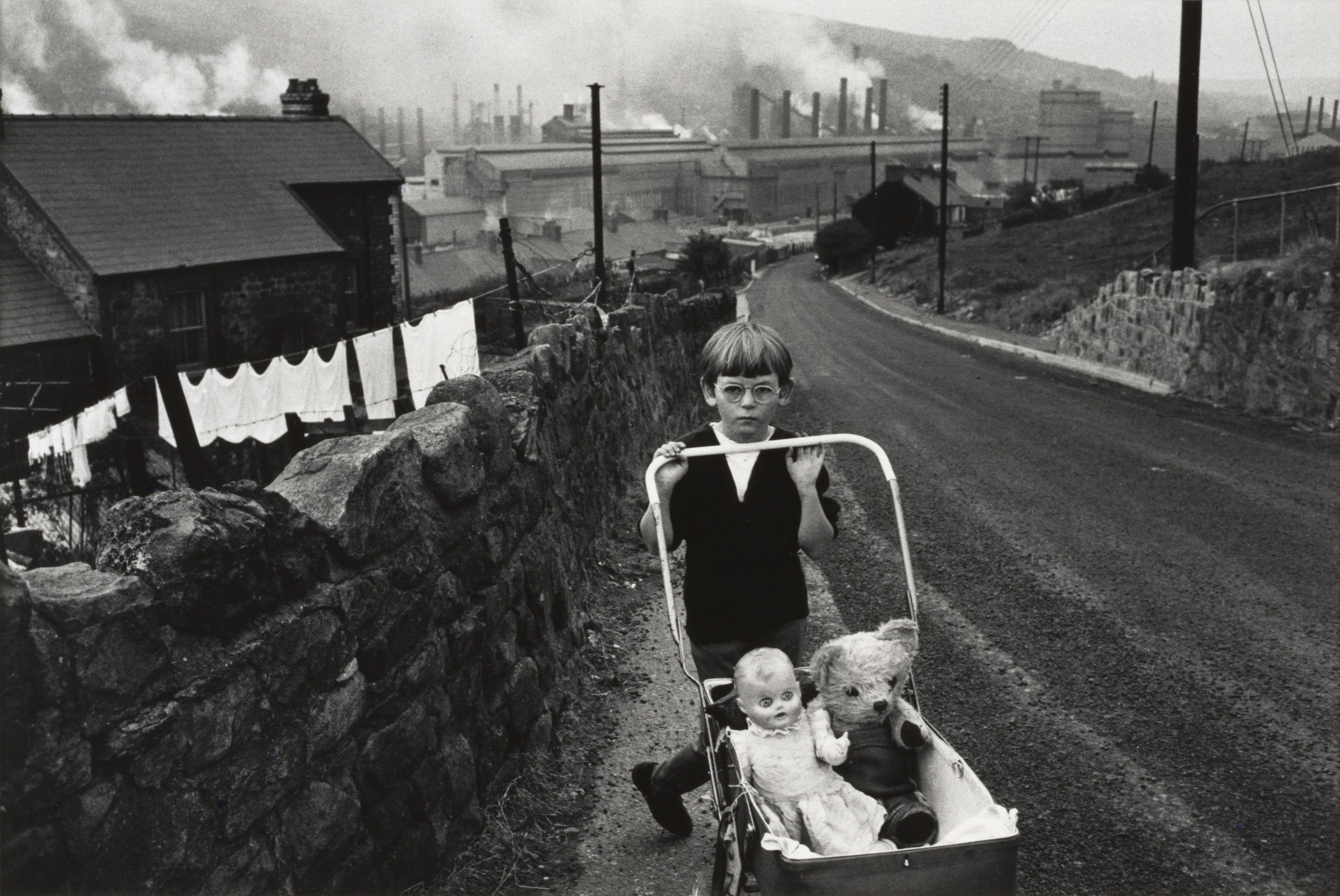 Bruce Davidson - \'Wales\' (Boy Pushing Carriage)