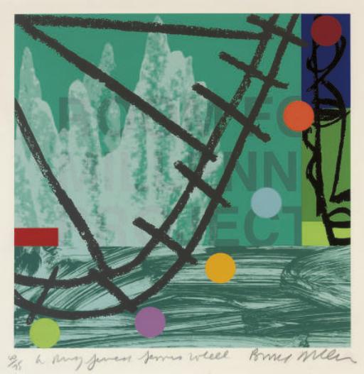 Bruce Mclean - Millenium Project, from Room Service 3