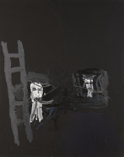 Bruce McLean - Two Handbags, Two Ladders