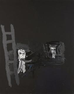 Bruce McLean - Two Handbags, Two Ladders