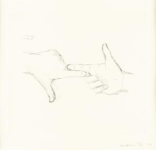 Bruce Nauman - 4 Bll. aus: Fingers and Holes