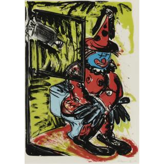 Bruce Nauman - Clown Taking A Shit (Castelli/Lorence/Monk And Young 56)