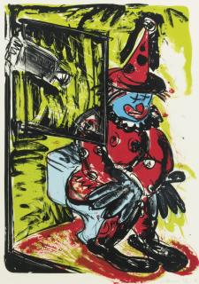 Bruce Nauman - Clown Taking A Shit (Castelli, Lorence, Monk & Young 56)