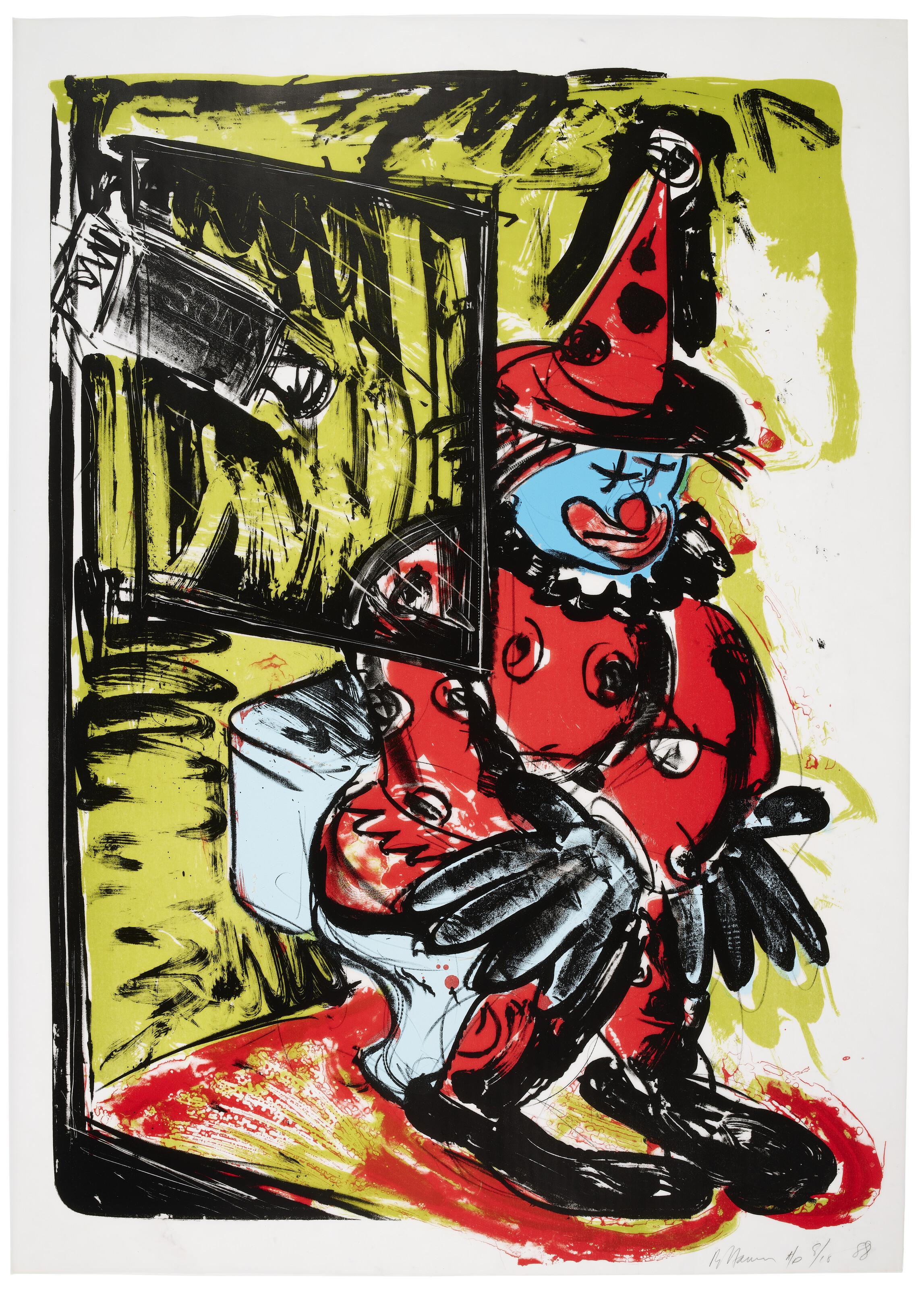 Bruce Nauman - Clown Taking a Shit