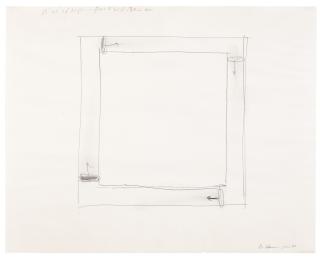 Bruce Nauman - Drawing For Fan Piece