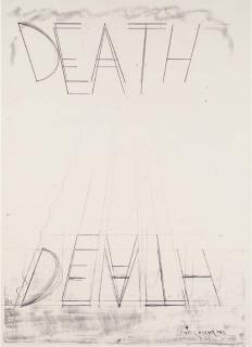 Bruce Nauman - Eat Death (Cordes 13)