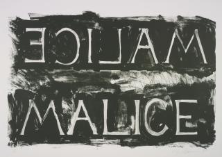 Bruce Nauman - Malice (Castelli, Lorence, Monk & Young 37)