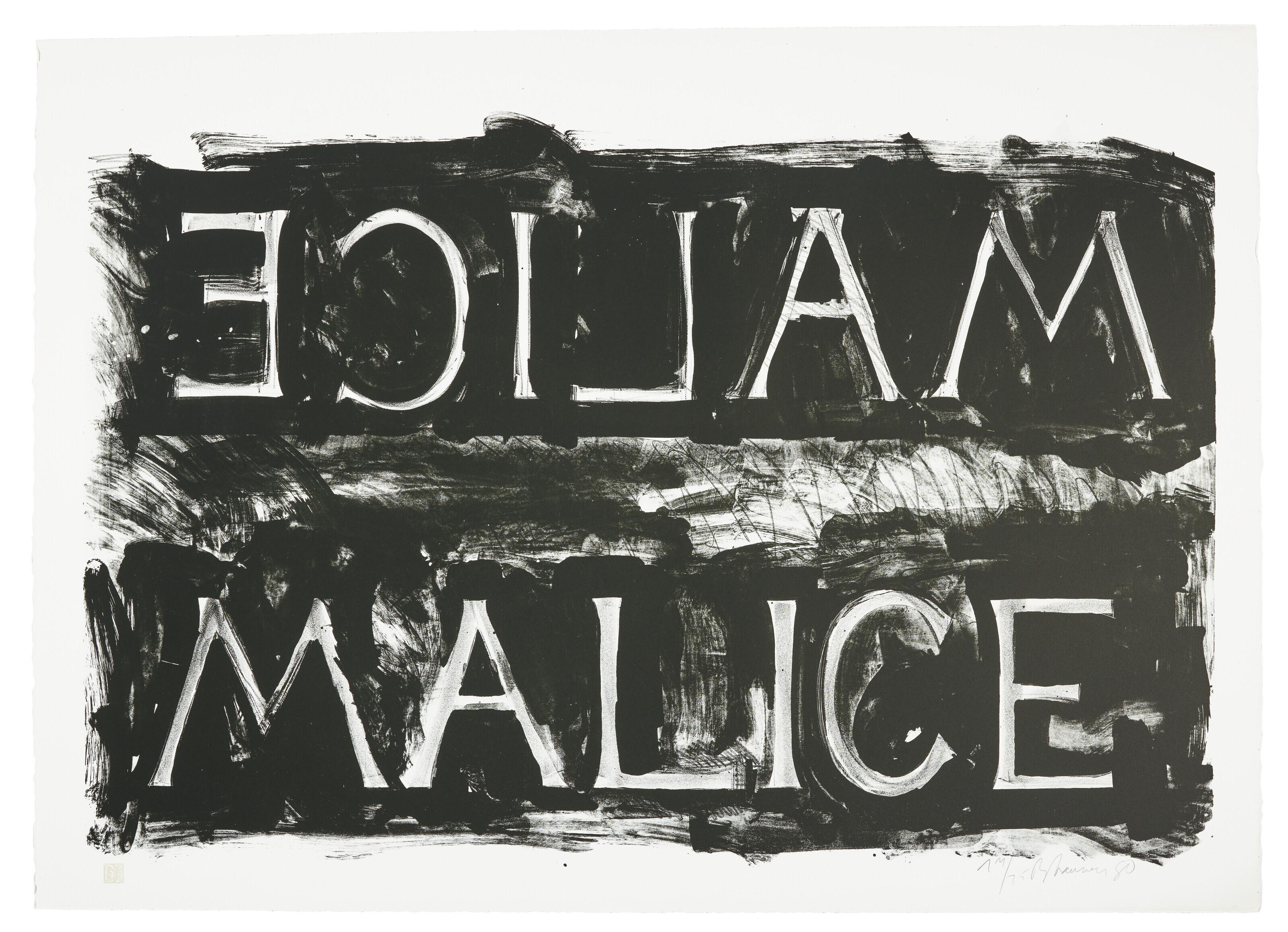 Bruce Nauman - Malice