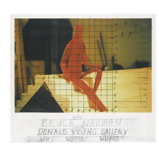 Bruce Nauman - Maquette For Poster