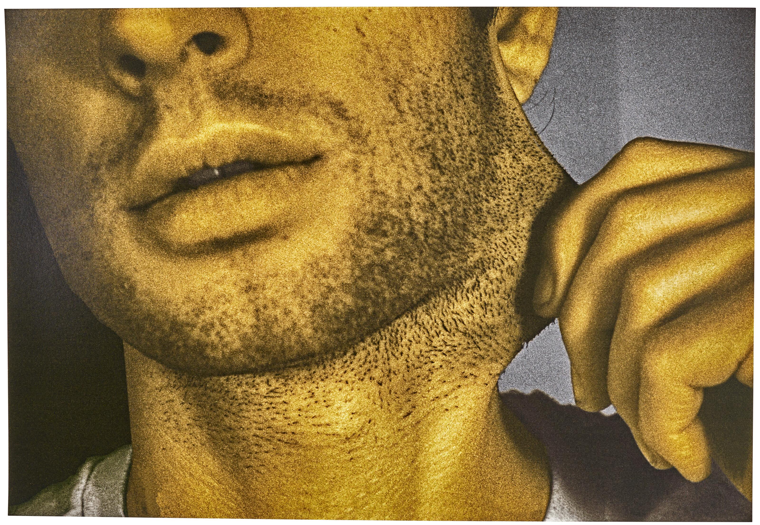 Bruce Nauman - Neck Pull, from Infrared Outtakes