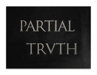 Bruce Nauman - Partial Truth