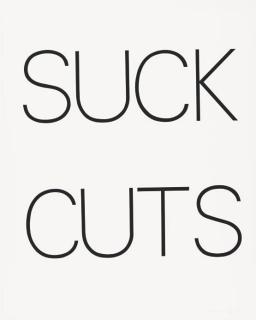 Bruce Nauman - Suck Cuts (C. 17)