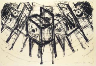 Bruce Nauman - TV Clown (Cordes 55)