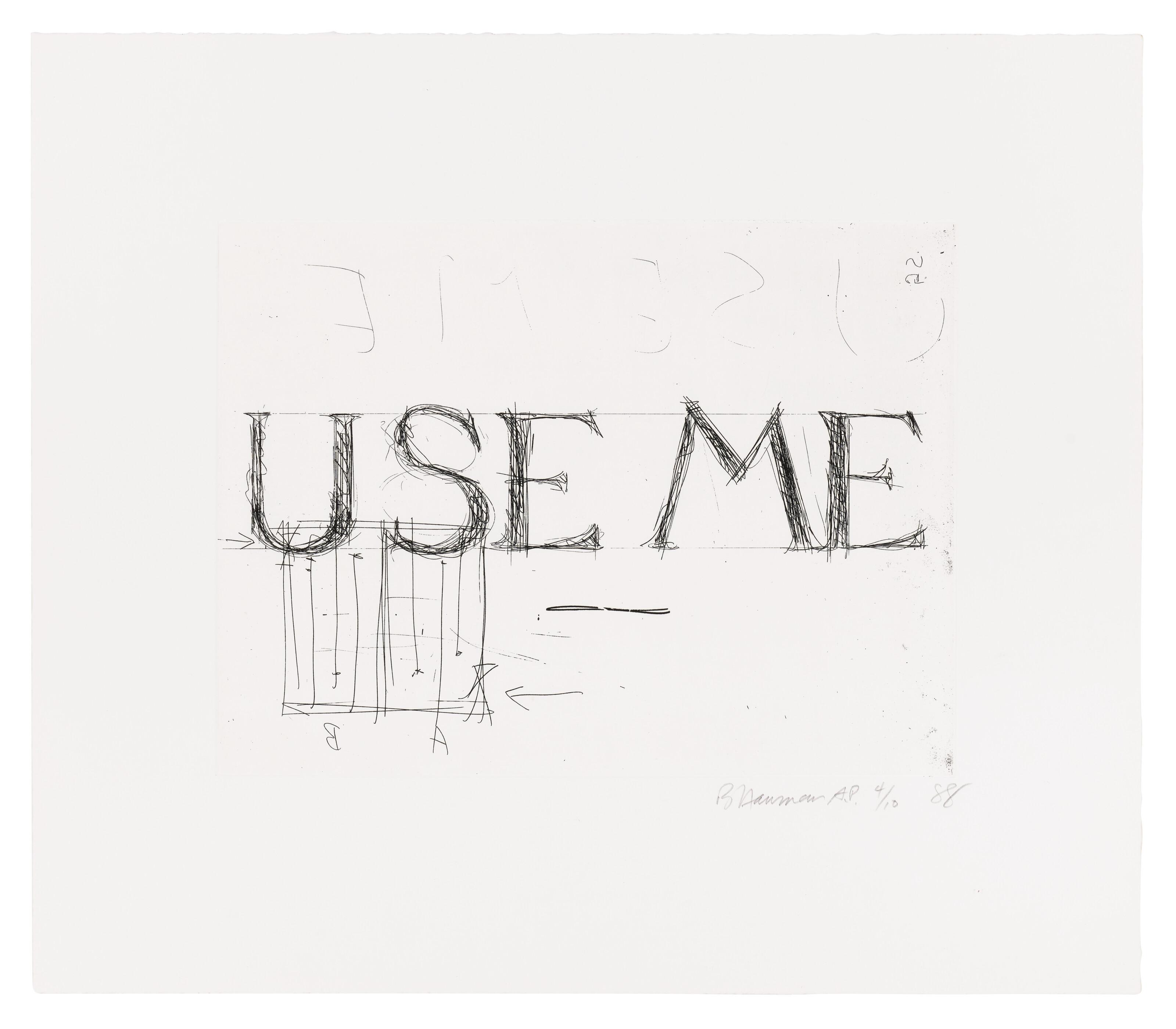 Bruce Nauman - Use Me