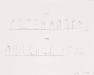 Bruce Nauman - Verso Recto
