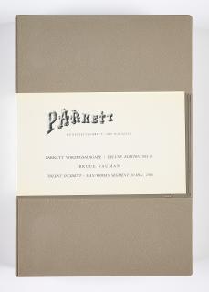 Bruce Nauman - Violent Incident - Man/Woman, Segment (für Parkett 10).