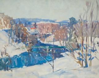 Bruce Nelson - Snowy Landscape