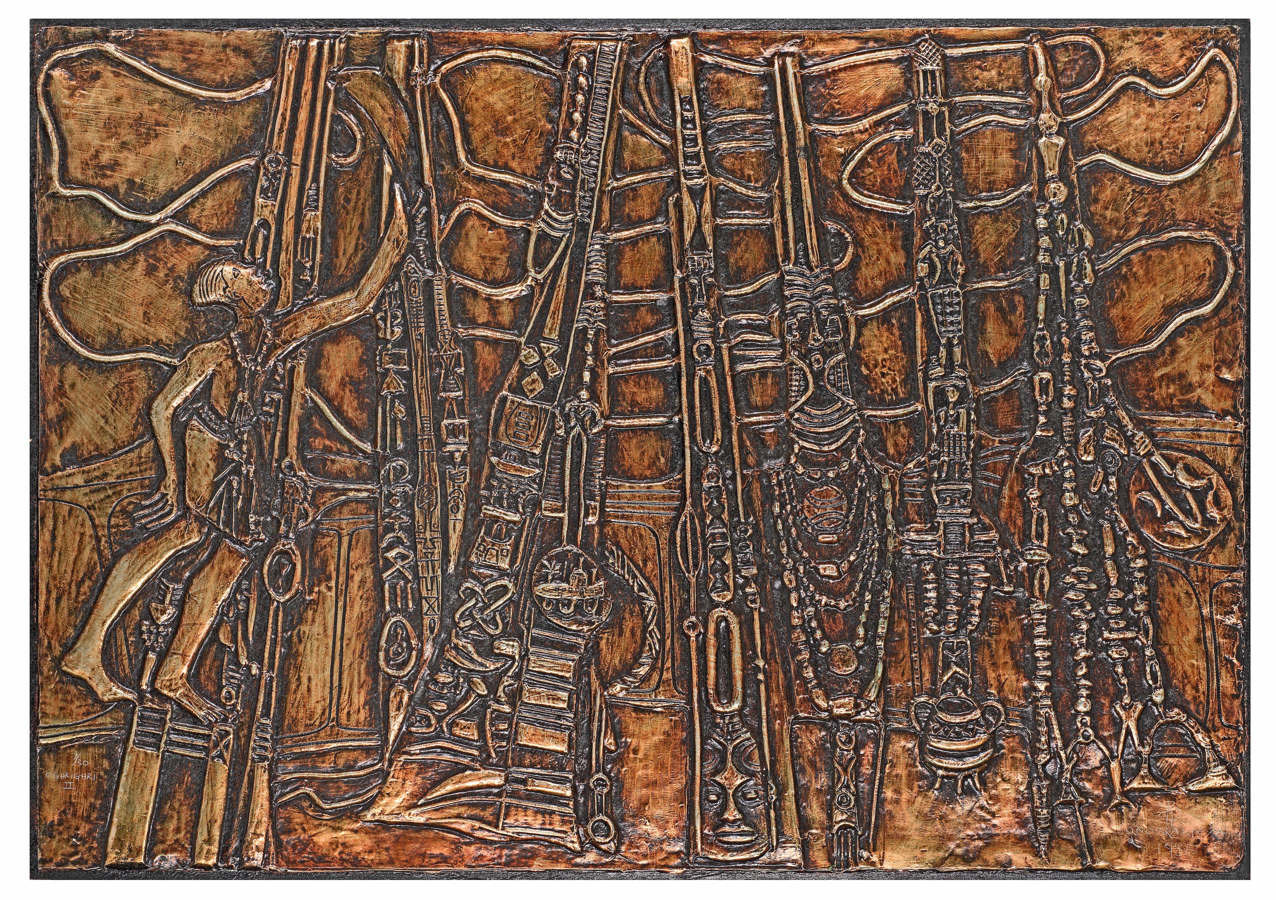 Bruce Onobrakpeya - Eghrighri II